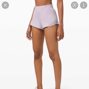 Rare HIGH RISE Lululemon 2.5 inch Hotty Hot shorts